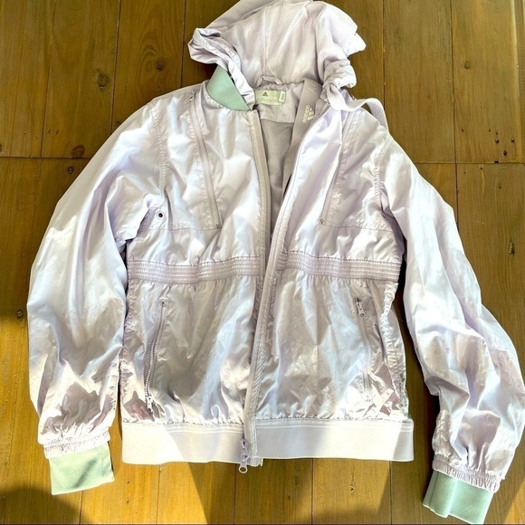 Adidas by Stella McCartney lilac windbreaker jacket - Picture 6 of 9